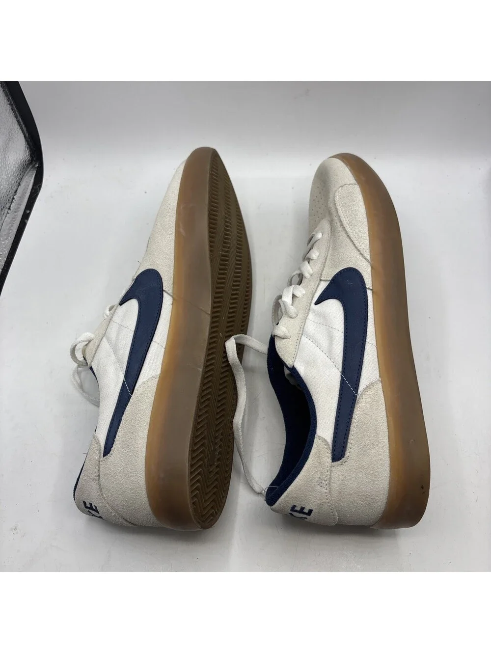 Nike Heritage Vulc SB 'Summit White Navy' Sneakers CD5010-102 Mens Size